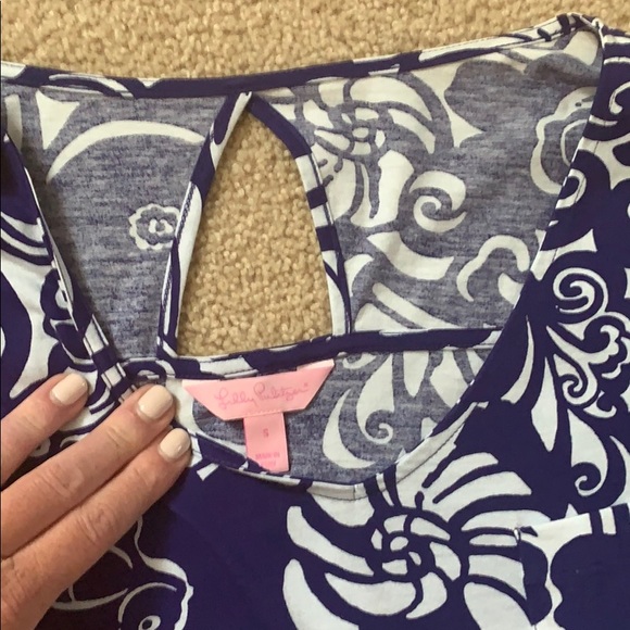 Lilly Pulitzer Daniella dress blue tide pools - Picture 4 of 4